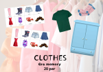 CLOTHES Gra memory