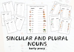 SINGULAR AND PLURAL NOUNS karty pracy 