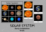 SOLAR SYSTEM karty trójdzielne