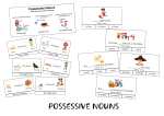 POSSESSIVE NOUNS