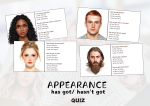 APPEARANCE Quiz
